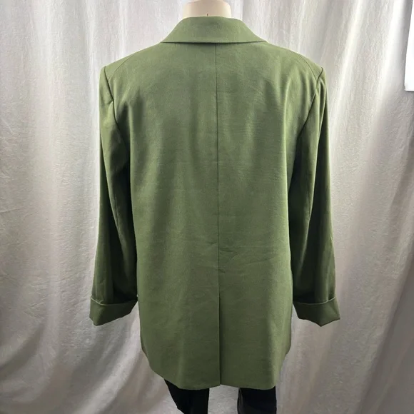 Veronica Beard Army Green "Sevi" single-breasted dickey jacket NWT 12 - Picture 6 of 14